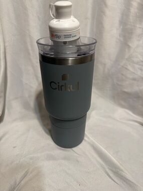 Cirkul Steel Travel Tumbler in Gray